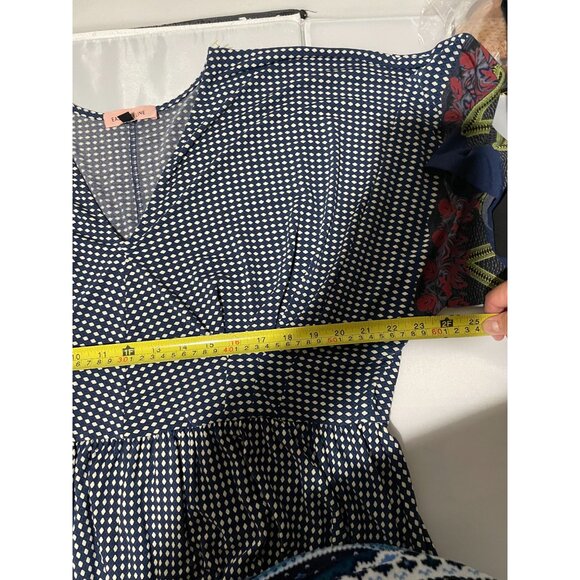 East Adeline Size 3X Boho Kimono Momen's Sleeve Midi Dress V-Neck - Picture 13 of 16